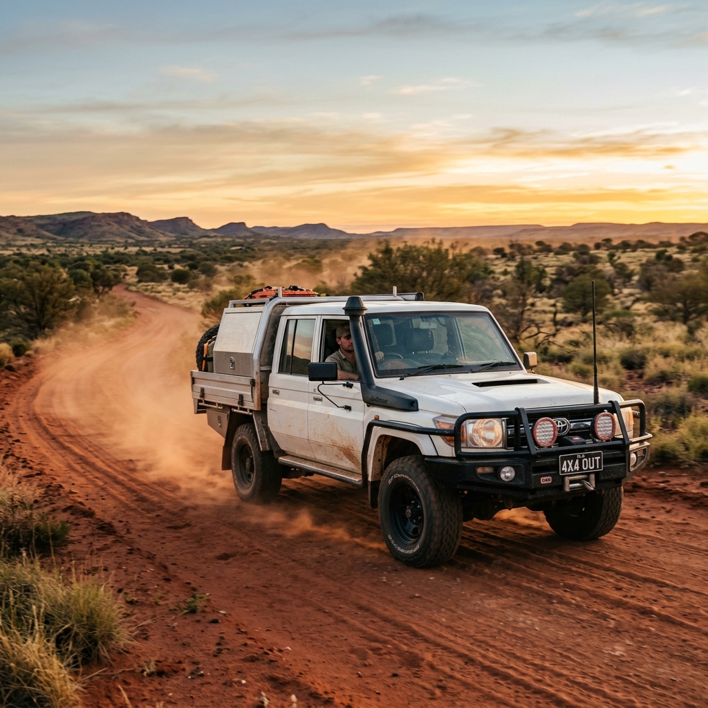 Truck in Outback