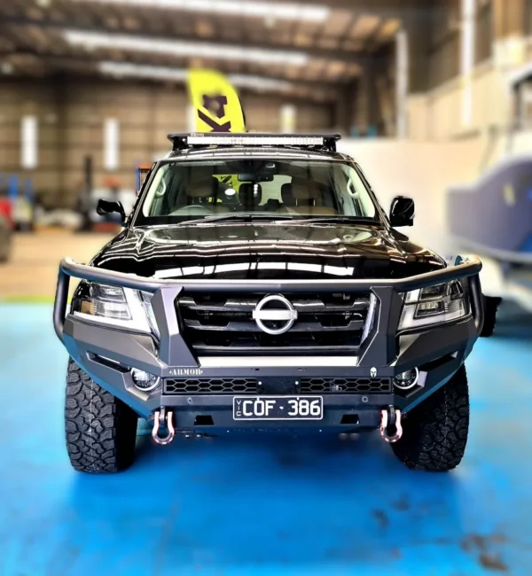 BushMaster Bull Bar for Nissan Patrol Y62 (2020–2025) | Heavy-Duty Steel 4x4 Protection