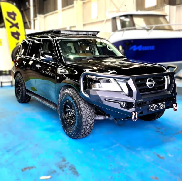 BushMaster Bull Bar for Nissan Patrol Y62 (2020–2025) | Heavy-Duty Steel 4x4 Protection
