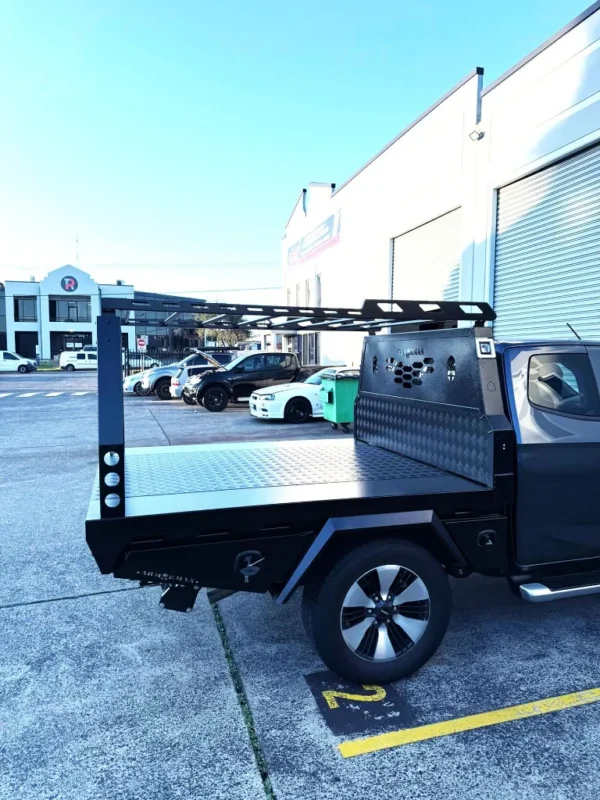 Extra Cab - Tray On D-MAX - ARMORMAN 4X4 (12) Extra Cab Aluminium Tray – Bushranger Heavy Duty Ute Tray