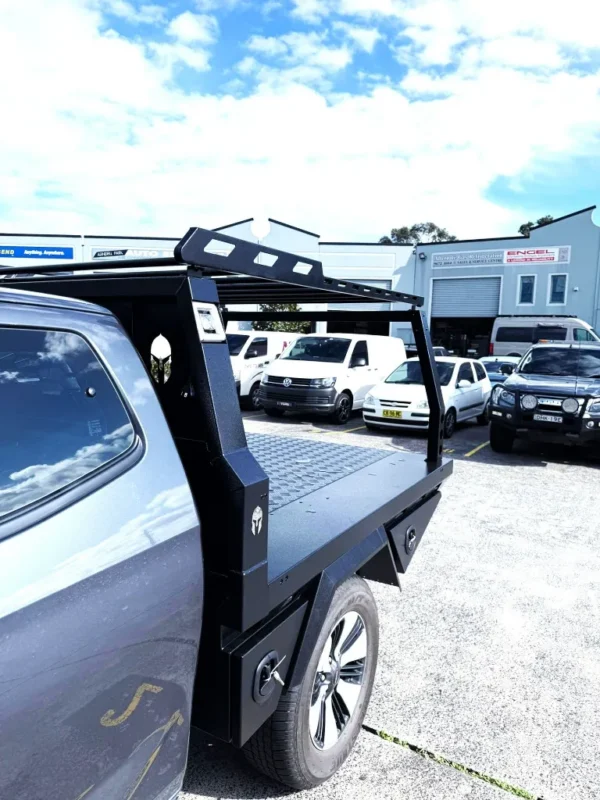Extra Cab - Tray On D-MAX - ARMORMAN 4X4 (20) Extra Cab Aluminium Tray – Bushranger Heavy Duty Ute Tray