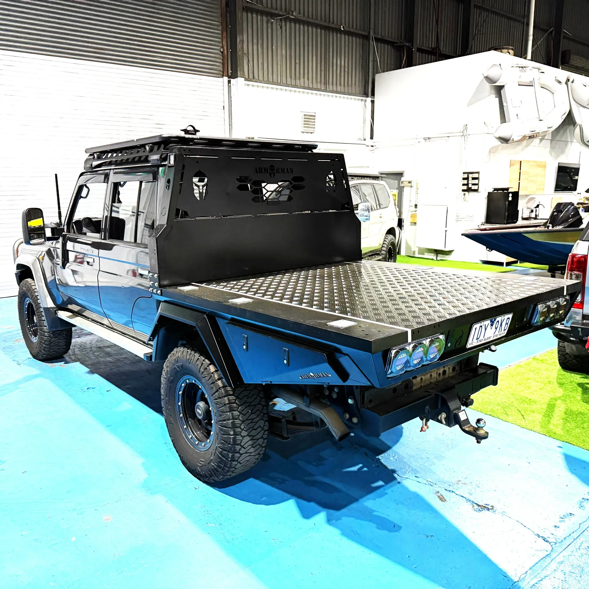 Toyota LC79 Steel Tray – Bushranger Heavy Duty Ute Tray