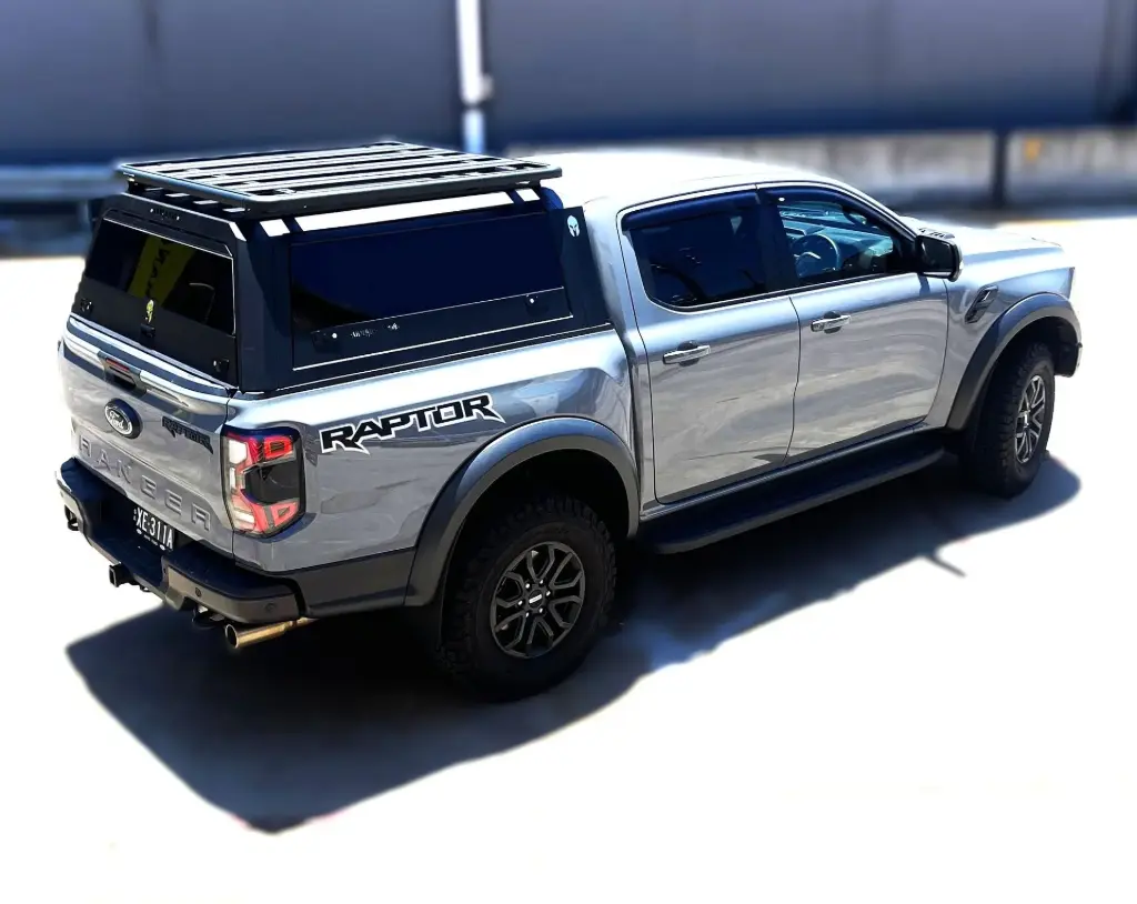 Ford Ranger / Raptor Canopy – Solid Side Glass Tub Canopy (Next Gen)