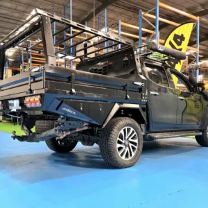 ARMORMA4X4-STEEL TRAY-NP300 (14) Nissan Navara Steel Tray – Bushranger 1850 Heavy Duty Ute Tray
