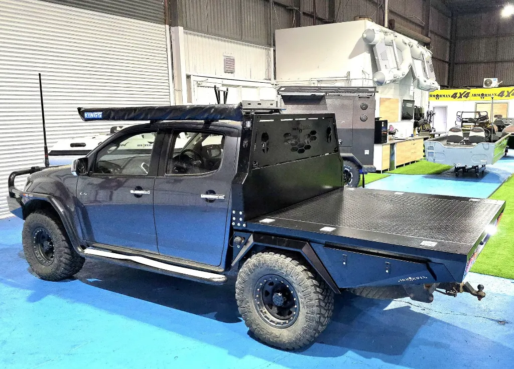 ARMORMAN 4X4- CPMBO 1000- D-MAX (3) Isuzu D-MAX Steel Tray – Bushranger 1850 Heavy Duty Ute Tray