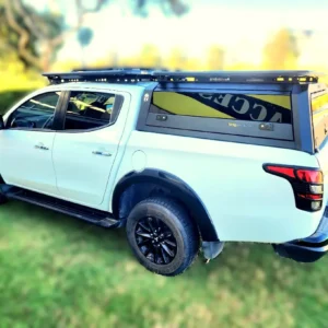 ARMORMAN4X4- SOLID SIDE GLASS TUB CANOPY (2) Mitsubishi Triton Canopy MQ / MR – Solid Side Glass Tub Canopy