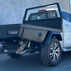 1680mm Black Ute Tray with Headboard